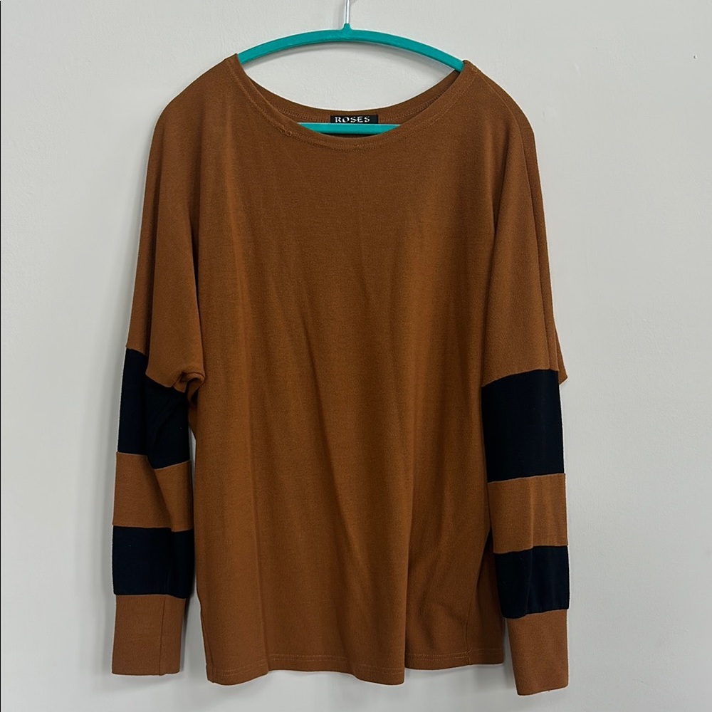 Roses Fashion Wear Brown Top
